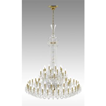 Italian Luxury Lighting / Chandeliers / Elegance Large Crystal 64 Lights D1200 064