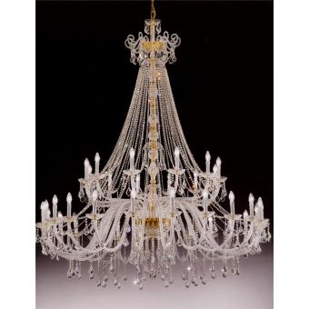 Italian Luxury Lighting / Chandeliers / Elegance Crystal 36 Lights D1305 036