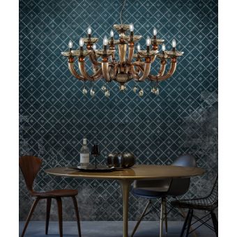 Euroluce Lampadari / Chandeliers / Dahlia L8+4