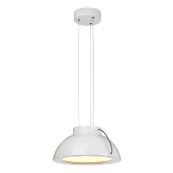 Elstead Lighting / Pendant Lights / Europa 1 Medium LED White Painted