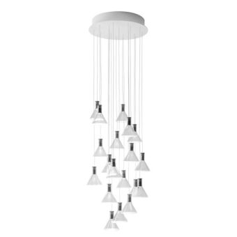 Fabbian / LED Ceiling Lights / Multispot Polair F32 20 spots