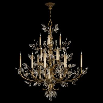 Fine Art Handcrafted Lighting / Chandeliers / Crystal Laurel 57″ Round 771140 774440