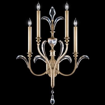 Fine Art Handcrafted Lighting / Wall Sconces / Beveled Arcs 36″ 738650 762550