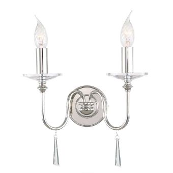 Elstead Lighting / Wall Lights / Finsbury Park 2 Polished Nickel