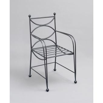 Officina Ciani / Outdoor Chairs / Metal Chair for Garden GF4034CH-B De lys