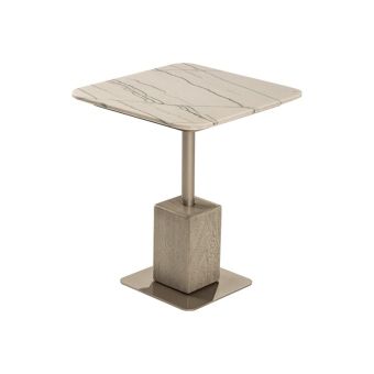 Adriana Hoyos / Side & Lamp Tables / Gem End Table 101 Stone Top