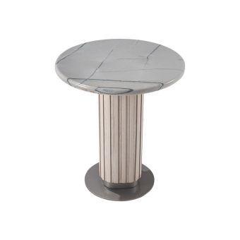 Adriana Hoyos / Side & Lamp Tables / Gem End Table 201 Stone Top