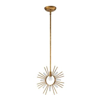 Elstead Lighting / Pendant Lights / Sun King Gold Leaf