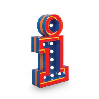 DelightFULL / Floor or Wall Lamps / Light Letter I | Graphic Letters "I"
