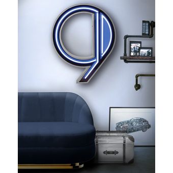 DelightFULL / Floor or Wall Lamps / Light Number 9 | Graphic Numbers 9