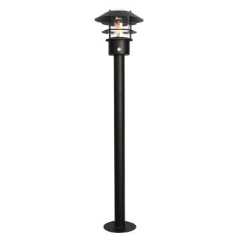 Elstead Lighting / Outdoor Bollard Lights / Helsingor 1 Lantern with PIR Black