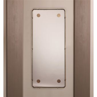 Officina Ciani / Wall Mirrors / Brass with Dots Decorations HF2076MI Domino