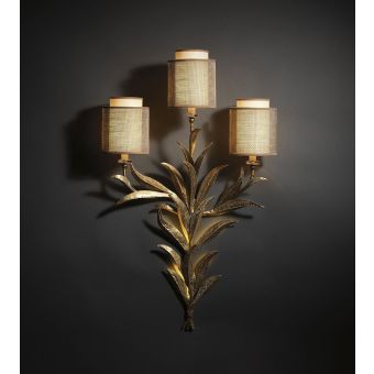Officina Ciani / Wall Sconces / Iron with 3 Lampshades HL1005WA-3 Timeless