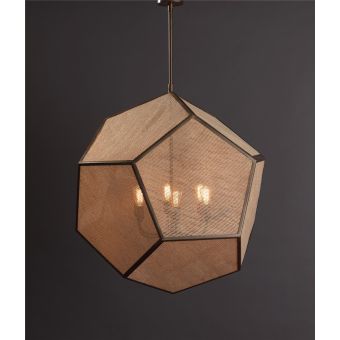 Officina Ciani / Chandeliers / Brass with Mesh HL1020CH-1 Dodecaedro