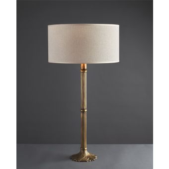 Officina Ciani / Table Lamps / Cast Brass HL1121TA-1 Foglie ottone