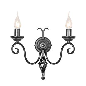 Elstead Lighting / Wall Lights / Harlech 2 Black