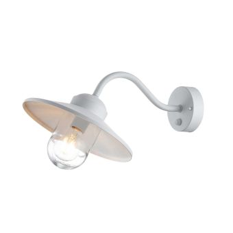 Elstead Lighting / Outdoor Wall Lights / Klampenborg Lantern with PIR White