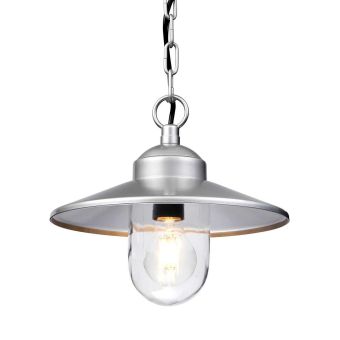 Elstead Lighting / Outdoor Pendant Lights / Klampenborg Silver