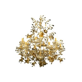 Mechini / Chandeliers / Clear Bohemian Crystal and Murano Glass L241/10
