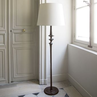 Objet Insolite / Bronze floor lamp / Lampadaire Mancha