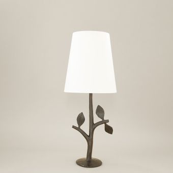 Objet Insolite / Bronze table lamp / Lampe Folia