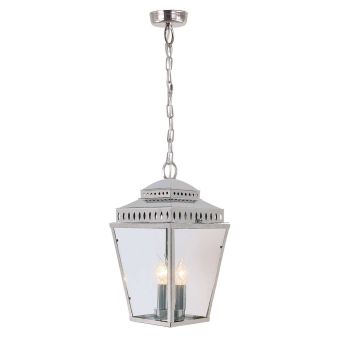 Elstead Lighting / Outdoor Lanterns / Mansion House 3 Polished Nickel