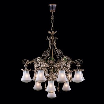 Mariner / Chandeliers / Casted Bronze & Venetian glass 20117.0