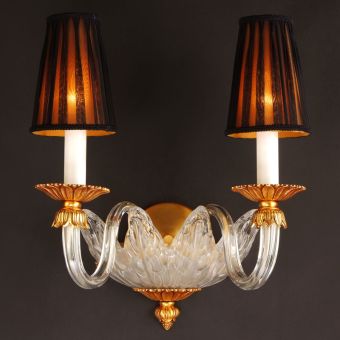 Mariner / Wall Sconces / Casted Bronze & Venetian glass 19815.0