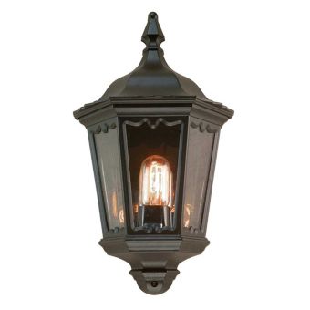 Elstead Lighting / Outdoor Wall Lights / Medstead Half Lantern Black