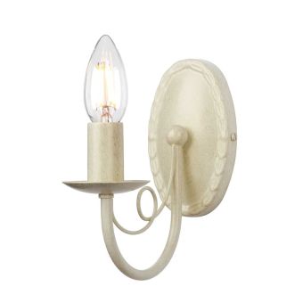 Elstead Lighting / Wall Lights / Minster Ivory & Gold Patina