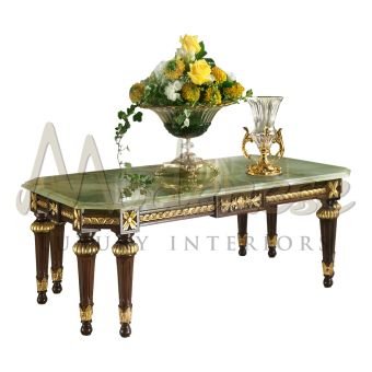 Modenese Luxury Interiors / Coffee Tables / Green Onyx 14602
