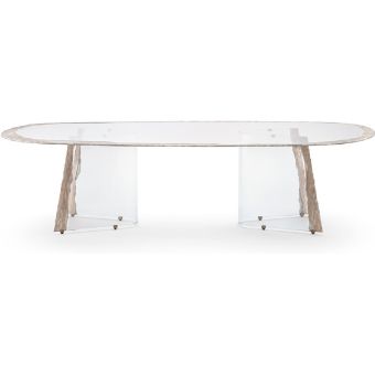 Arte Veneziana / Dining Tables / Mont Blanc Contemporary Style FTB-GLF-210-33