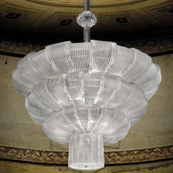 Glass & Glass Murano / Chandeliers / Overlap 1370/S