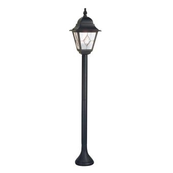 Elstead Lighting / Outdoor Post Lights / Norfolk Pillar Lantern Black