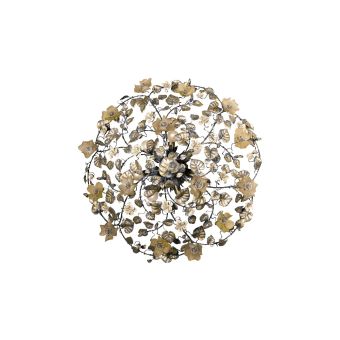 Mechini / Ceiling Lights / Wrought Iron with Murano Glass 7 Lights P326/7 Bis