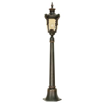 Elstead Lighting / Outdoor Post Lights / Philadelphia Medium Pillar Old Bronze