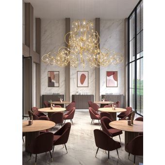 Masiero / Pendants & Suspension Lights / RAQAM Q5 BASIC BATCH D MOD 1X16+MOD 1X8+MOD 1X8