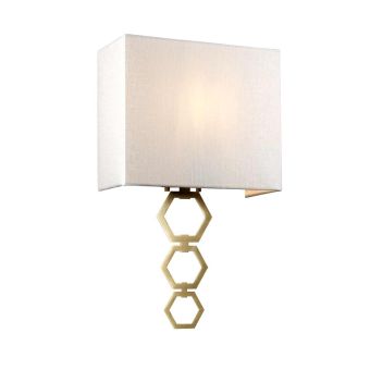 Elstead Lighting / Wall Lights / Ria Medium Aged Brass