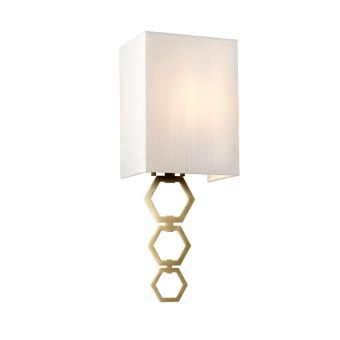 Elstead Lighting / Wall Lights / Ria Small Aged Brass