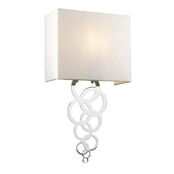 Elstead Lighting / Wall Lights / Rosa Medium Polished Chrome