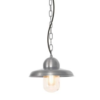 Elstead Lighting / Outdoor Pendant Lights / Somerton 1 Chain Lantern Antique Nickel