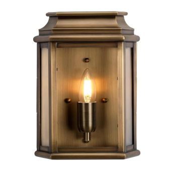 Elstead Lighting / Outdoor Wall Lights / St Martins 1 Lantern Aged Brass