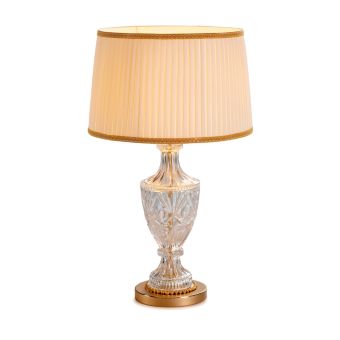 Hand Cut Crystal Table Lamp 20321 by Mariner