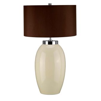 Elstead Lighting / Table Lamps / Victor 1 Large Cream