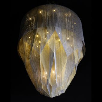 Willowlamp / Semi-Flush Mounts / Crystal Mandala Ø1000 Ceiling Mounted