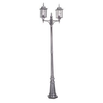 Elstead Lighting / Outdoor Post Lights / Wexford Black & Silver
