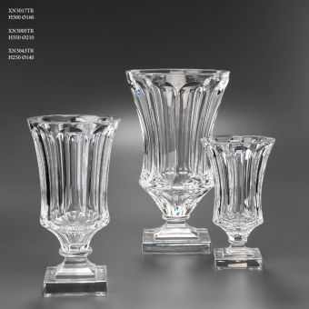 Italian Luxury Lighting / Vases / Crystal Set of 3 XN3017TR