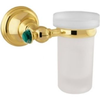 Bronces Mestre / Toothbrush Holders / Wall toothbrush holder with malachite stone 036880.ML0.01