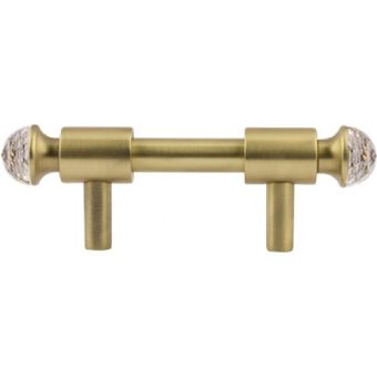 Bronces Mestre / Furniture Handles / Clasica with Swarovski crystal 64mm between centers 0T5000.S64.30