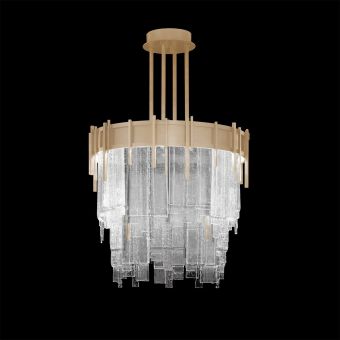 Fine Art Handcrafted Lighting / Pendants & Suspension Lights / Arpeggio 20.5″W Round Pendant